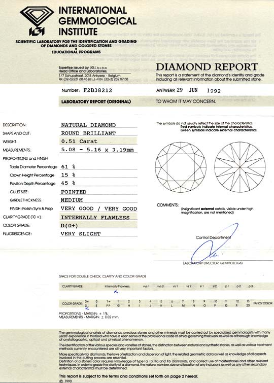 Foto 9 - Der Beste Brillant 0,51 Lupenreiner Diamant IGI River D, D6026
