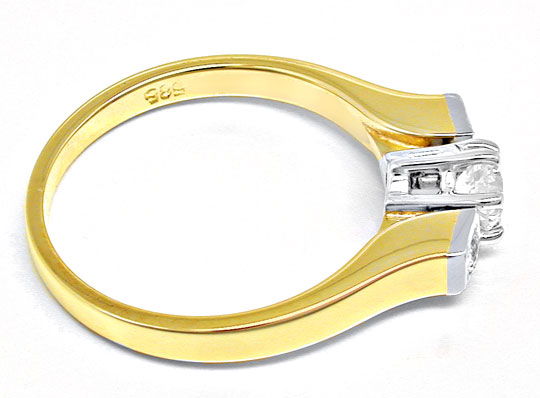 Foto 3 - Top Moderner massiver Brillant-Ring Bicolor, S8474